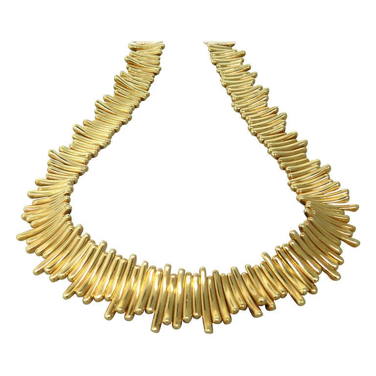 Tiffany and Co Yellow Gold Necklace at 1stDibs