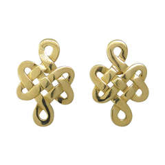 Ilias Lalaounis Yellow Gold Earrings