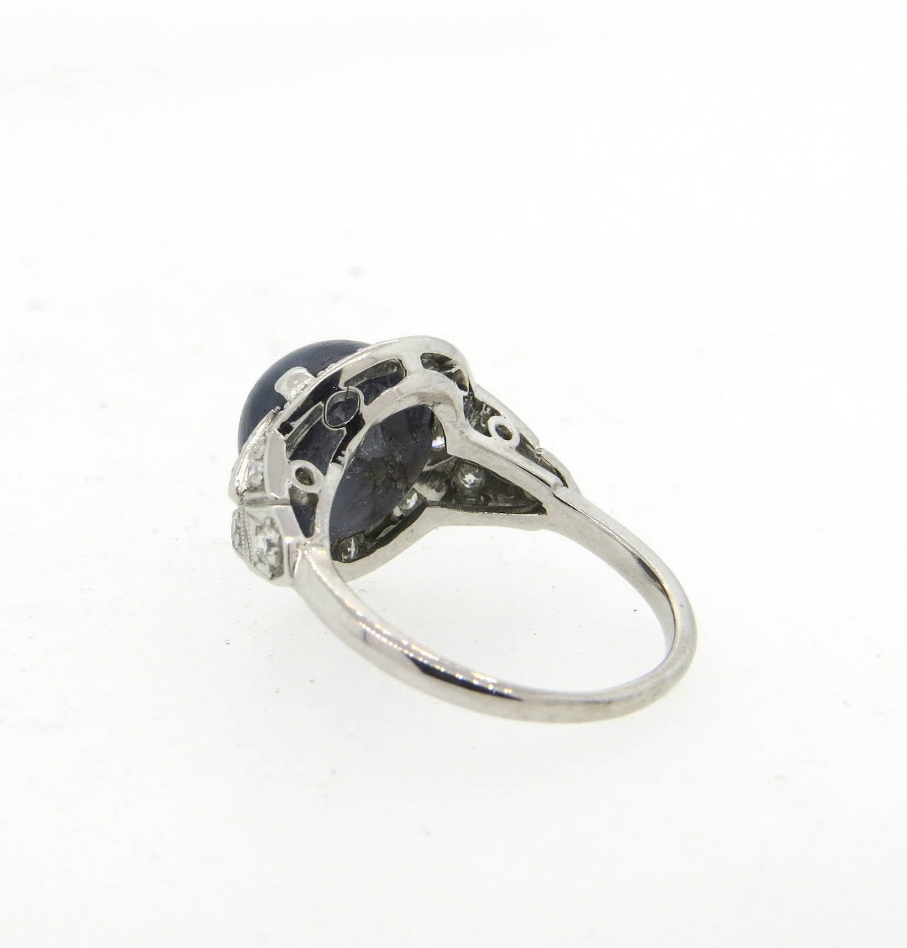 antique star sapphire ring
