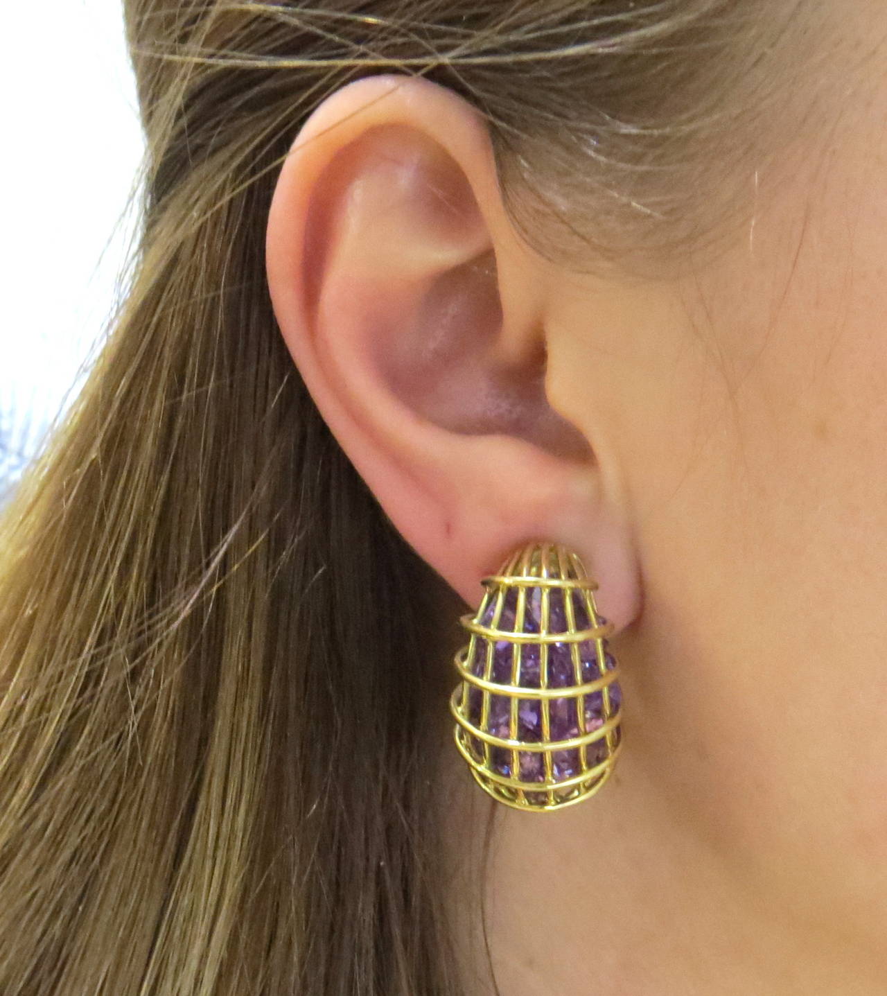 verdura caged earrings