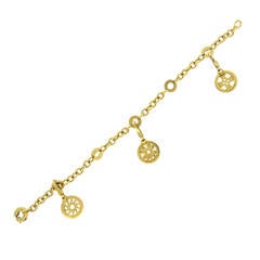 Bulgari Charm Gold Bracelet