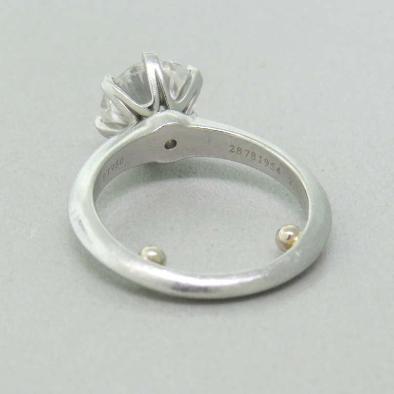 Women's Tiffany & Co. 2.31ct Diamond Platinum Engagement Ring