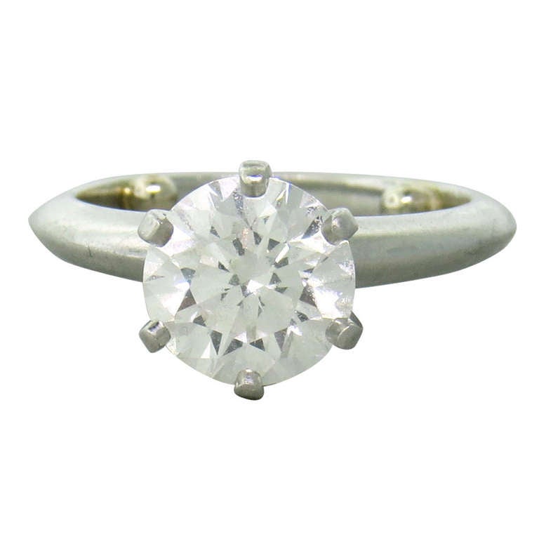 Tiffany & Co. 2.31ct Diamond Platinum Engagement Ring