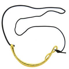 Tiffany & Co. Elsa Peretti Gold Snake Rope Necklace