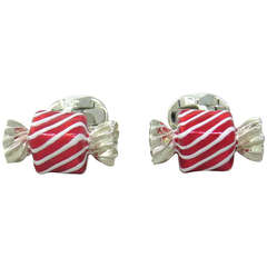 Deakin 
Francis Sterling Silver Square Candy Cufflinks