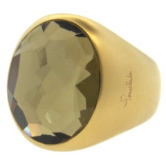 Pomellato Narciso Smokey Quartz Gold Ring