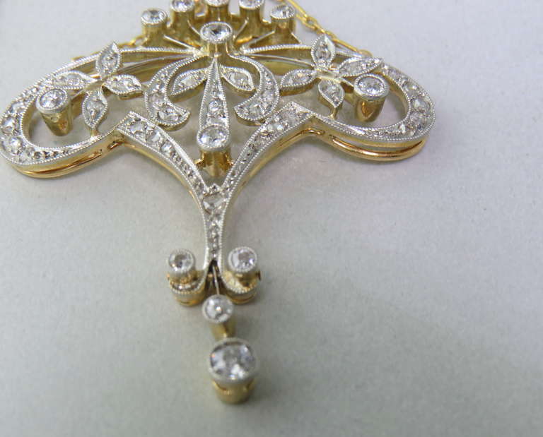 lavalier necklace antique