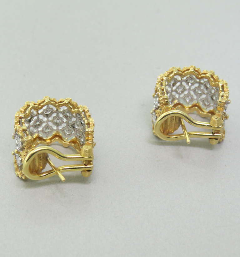 buccellati rombi earrings