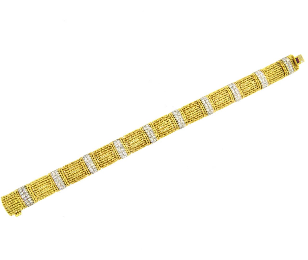 Women's Roberto Coin Diamond Gold Bracelet