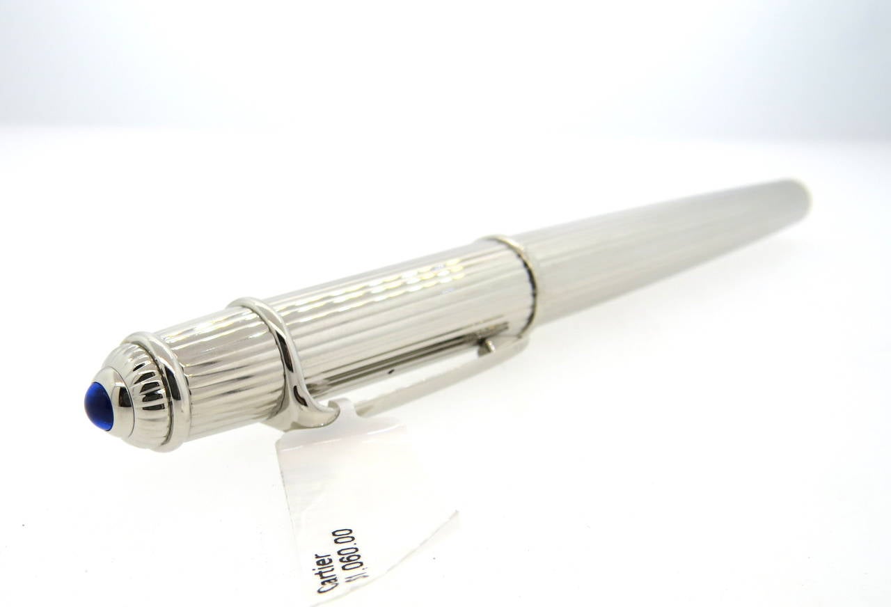 Cartier Diabolo Platinum Finish Stylo Plume 1