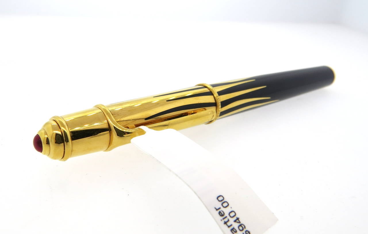 cartier tiger eye pen