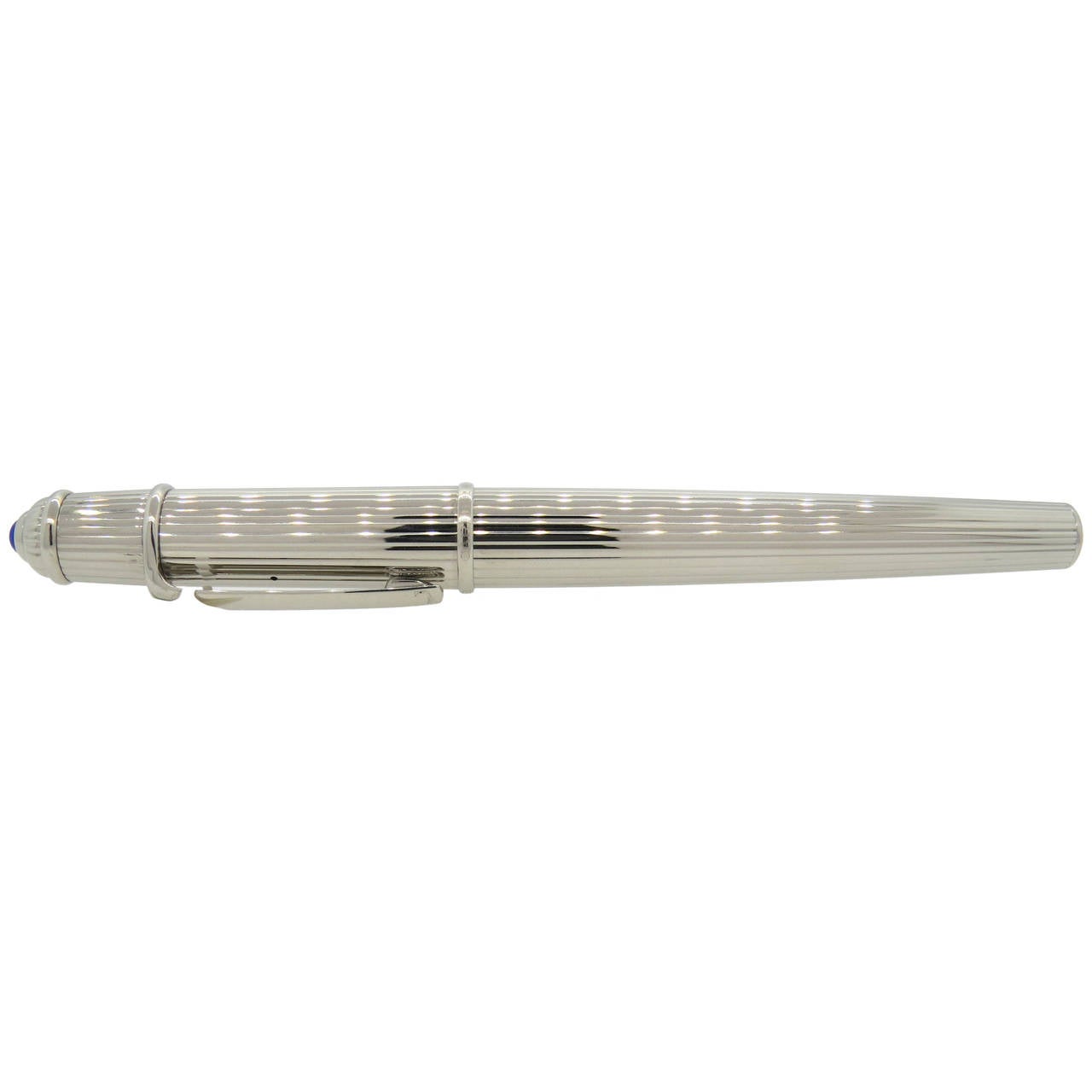 Cartier Diabolo Platinum Finish Stylo Plume