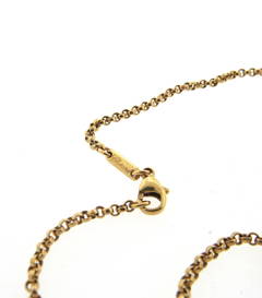 Chopard Floating Diamond Gold Chopardissimo Pendant Necklace