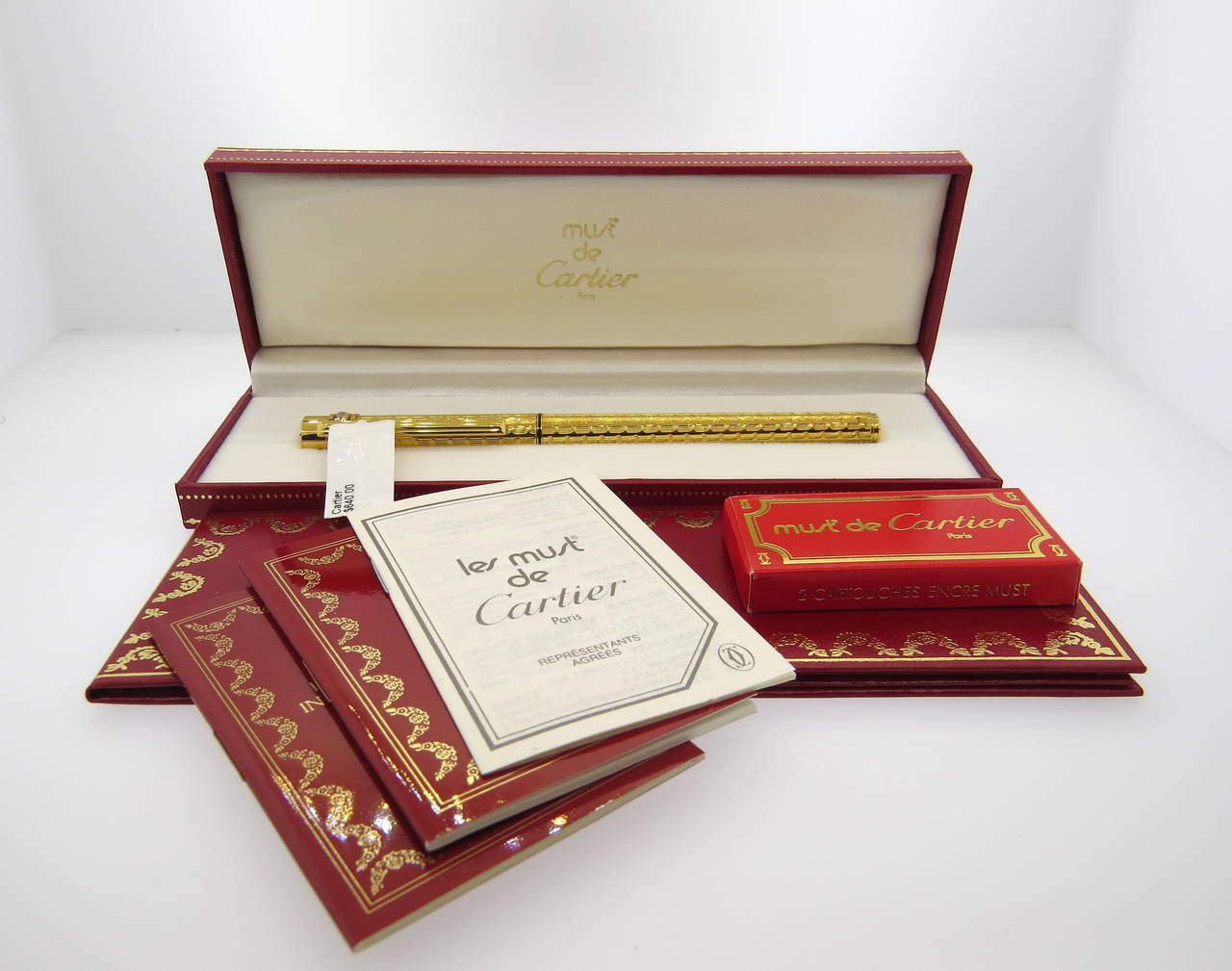 cartier green pen