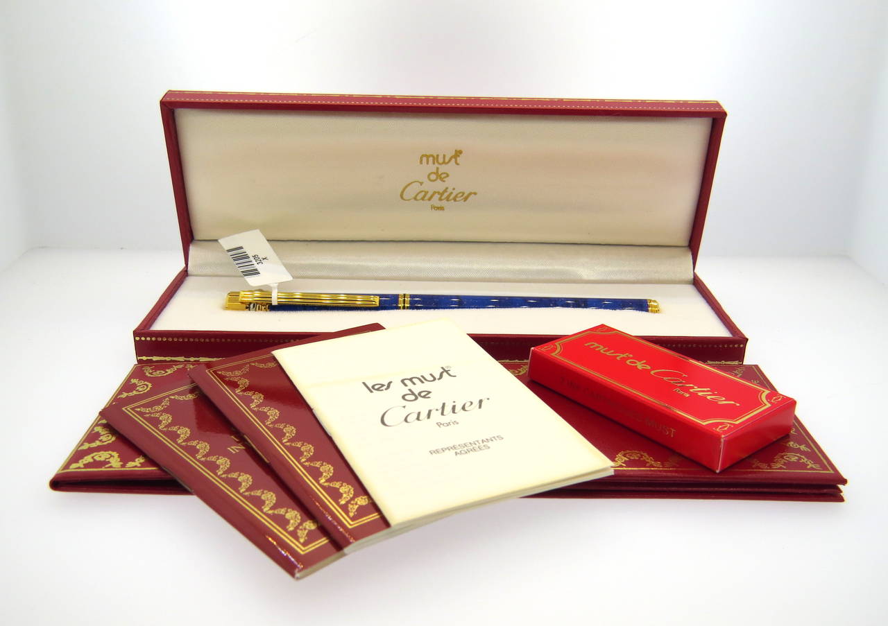 cartier trinity fountain pen