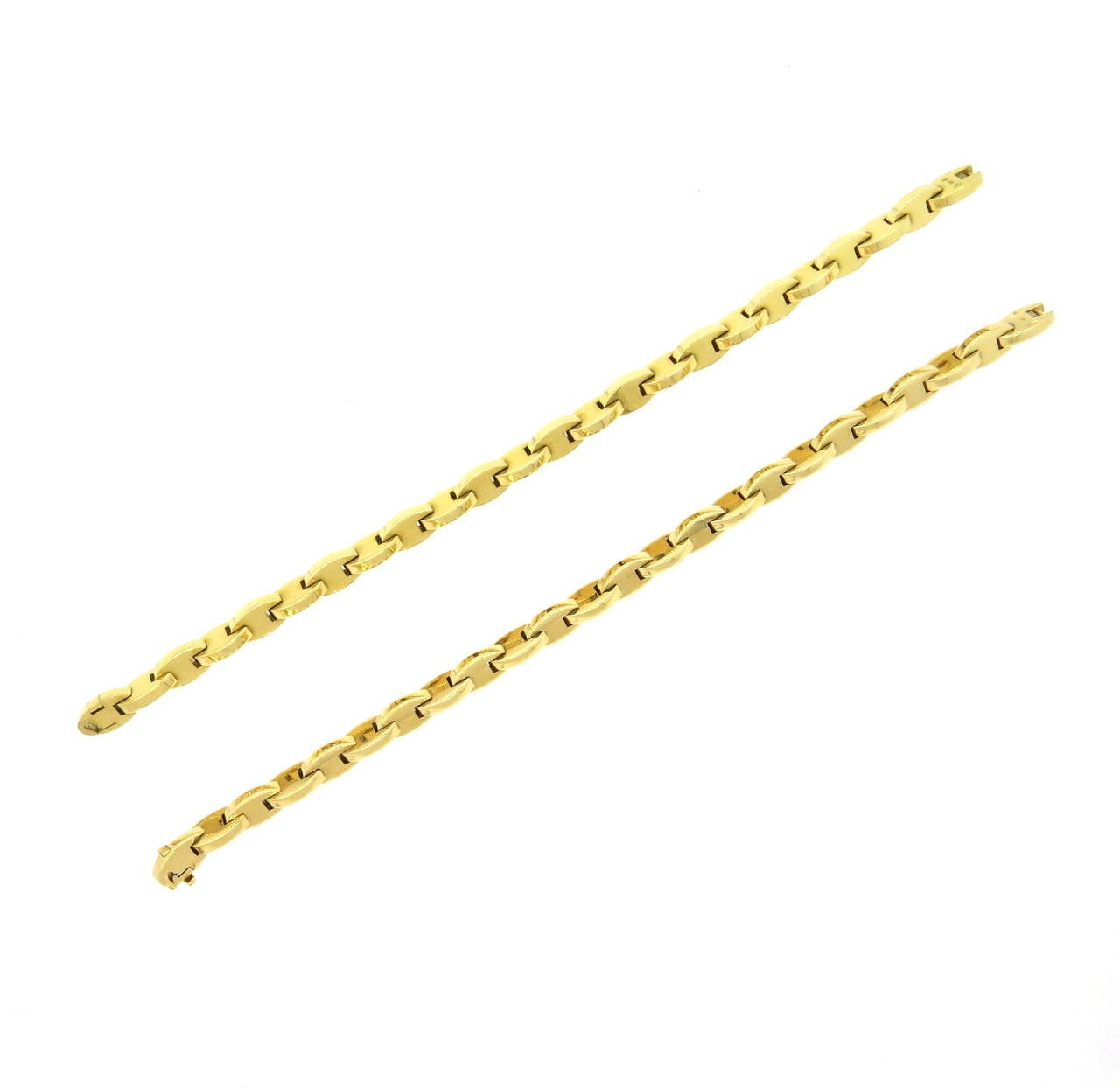Hermes Gold Link Bracelet Set 1