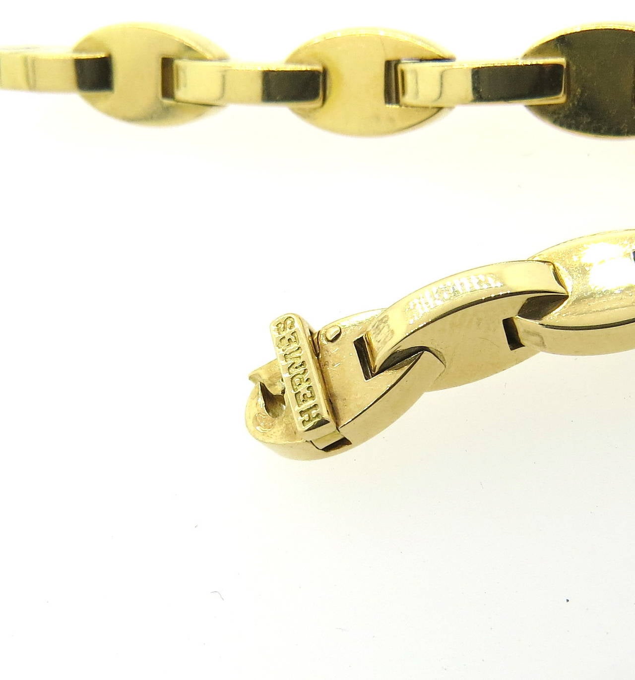 Hermes Gold Link Bracelet Set 2