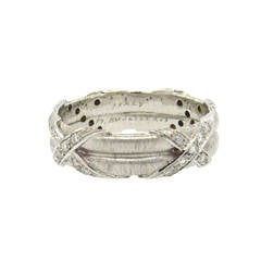 Mario Buccellati Diamond Gold Band Ring 3