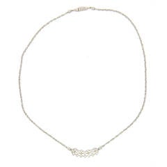 Mario Buccellati Diamond Gold Pendant Necklace