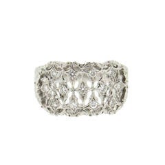 Mario Buccellati Diamond Gold Band Ring 3