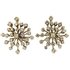 H. Stern Schneeflocken-Ohrringe aus Gold mit Diamanten
