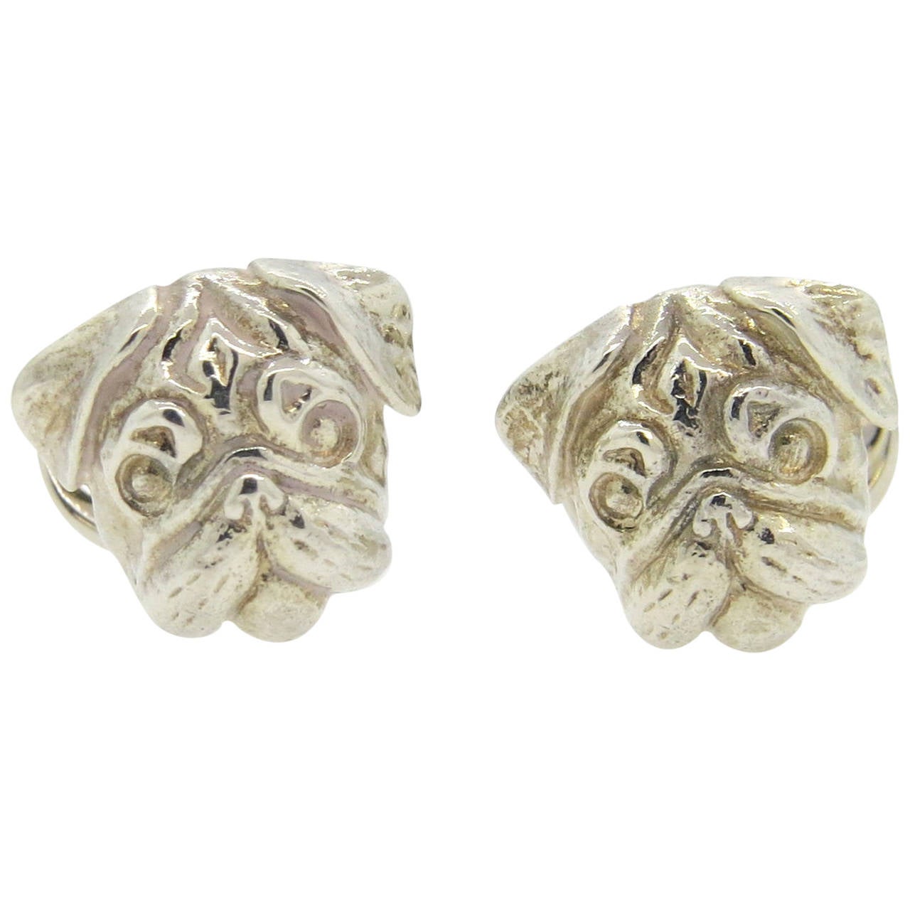 pug cufflinks sterling silver deakin and francis sterling pug cufflinks at 1stdibs pug cufflinks sterling silver deakin and francis sterling pug cufflinks at 1stdibs