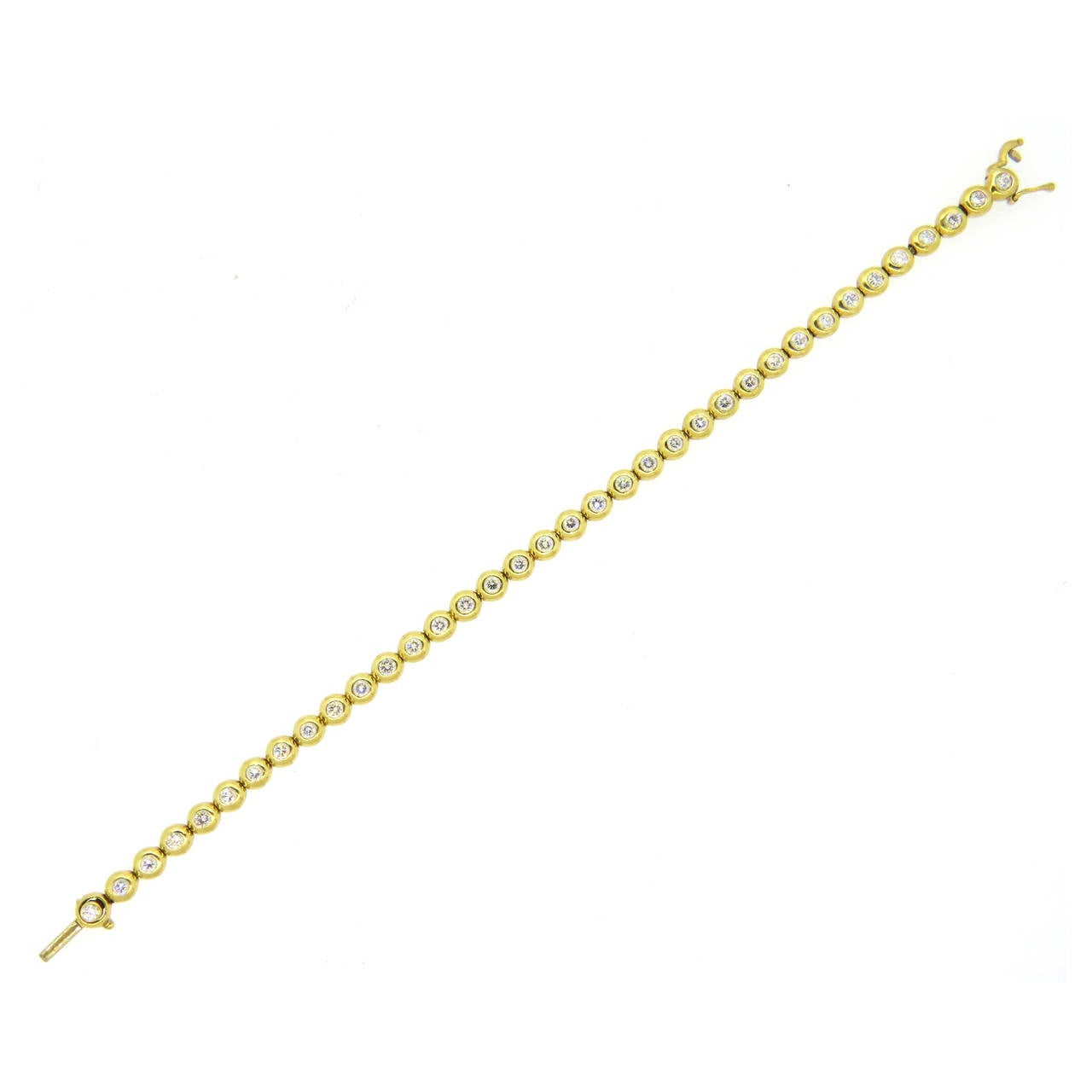 Tiffany & Co. Diamond Gold Bracelet