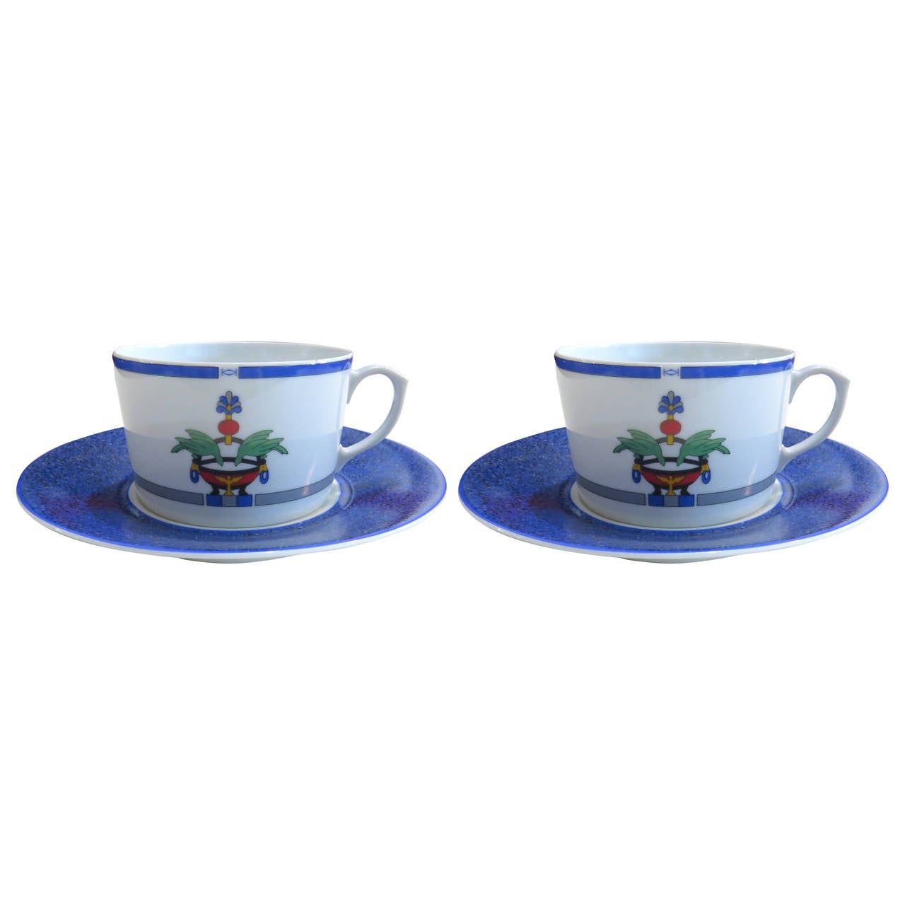 BUCCELLATI Set of Two Porcelain Coffee Cups for Men