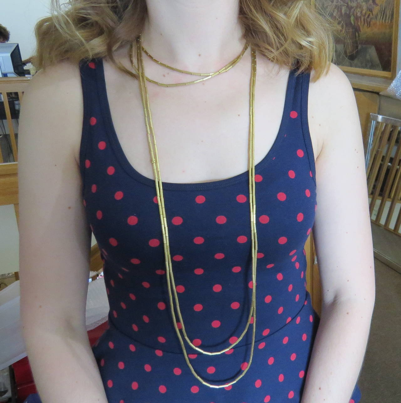H Stern Fluid Gold Collection Necklace In Excellent Condition In Lambertville, NJ