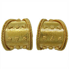 Zolotas Gold Hoop Earrings