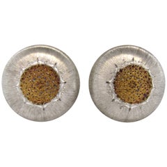 Buccellati Macri Silver Gold Earrings