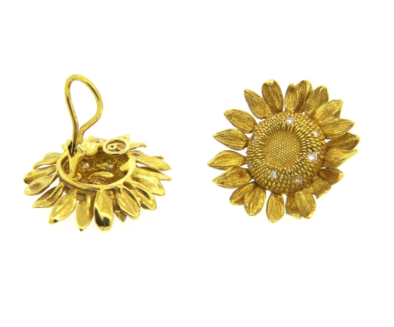 Asprey sunflower earrings deals