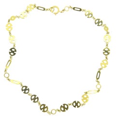 1970s Gold Link Necklace