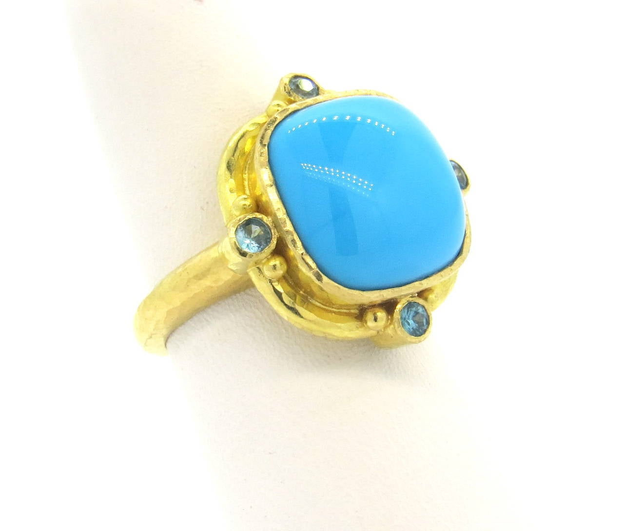 elizabeth locke turquoise ring