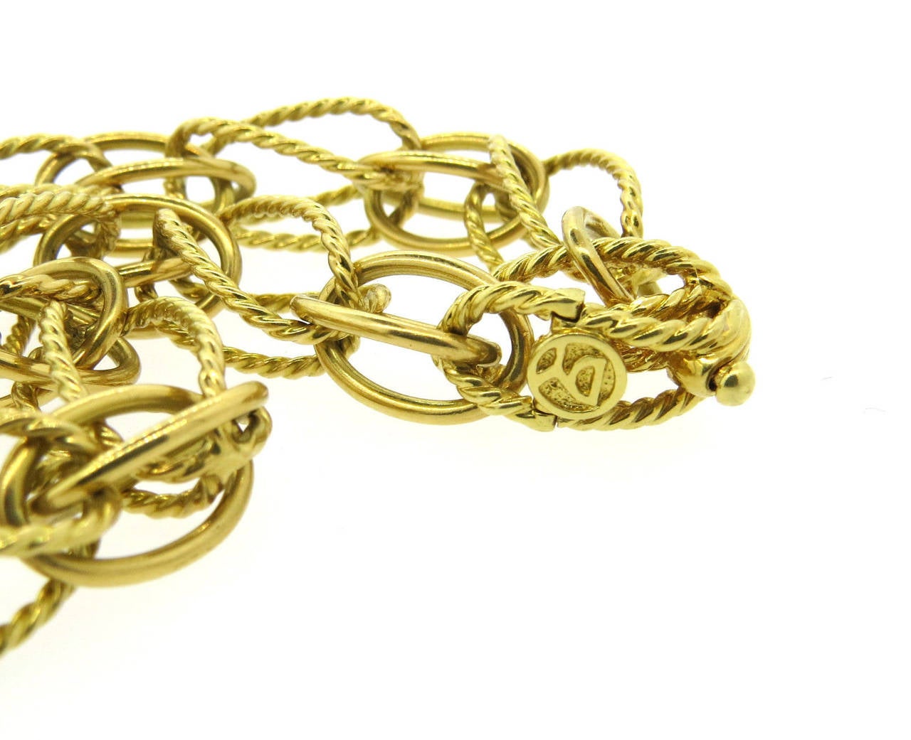 Women's David Yurman Lantana Gold Link Necklace