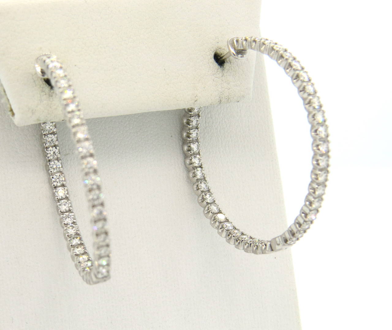 Tiffany Teardrop Hoop Earrings