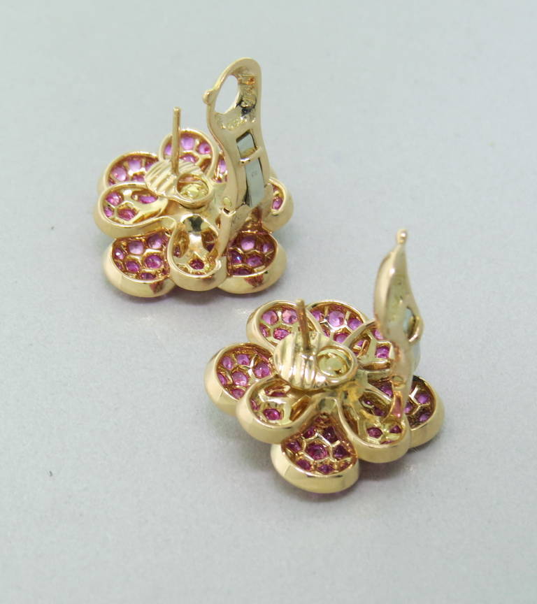van cleef flower earrings
