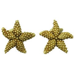 Kieselstein Cord Gold Starfish Cufflinks