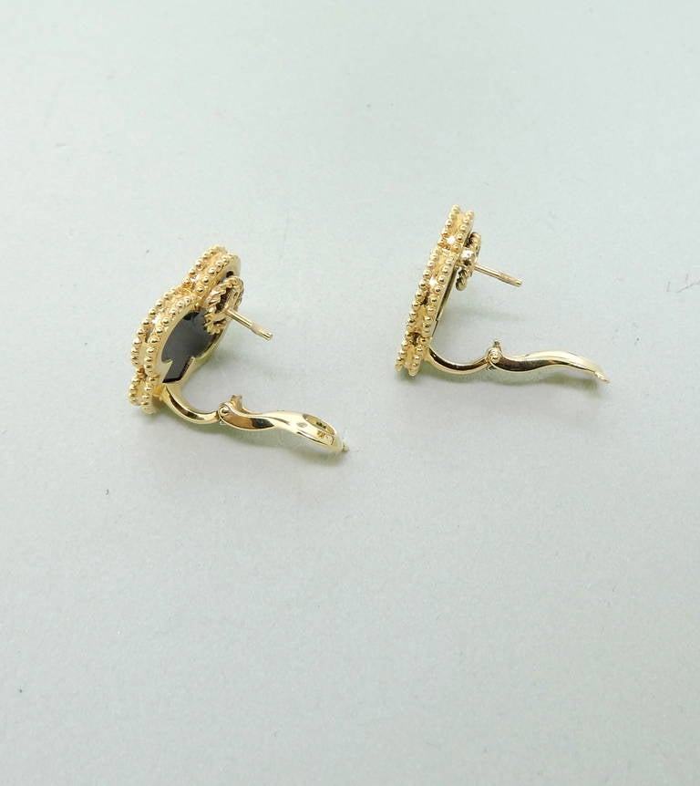 vca earrings sizes