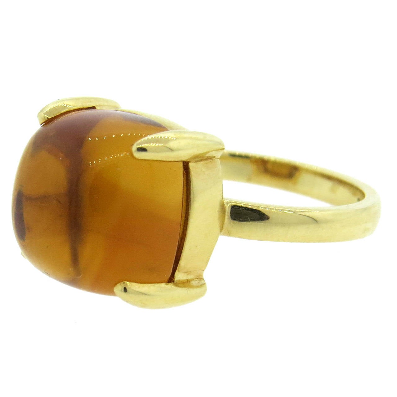 Tiffany 
Co. Paloma Picasso Sugar Stacks Citrine Gold Ring