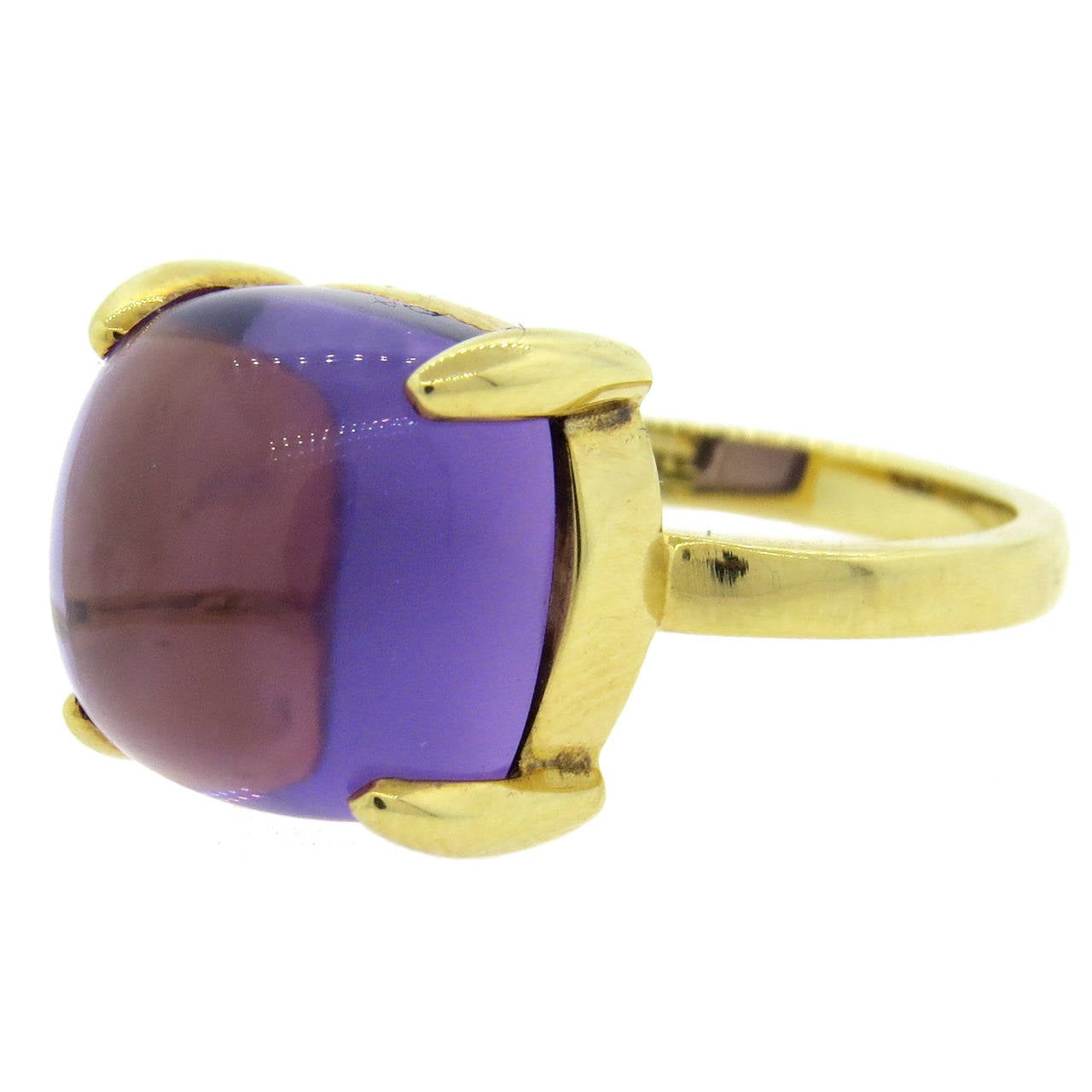 Tiffany & Co. Paloma Picasso Sugar Stacks Amethyst Gold Ring