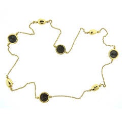 Bulgari Monete Gold Bronze Ancient Coin Necklace