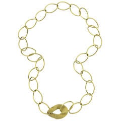 Pomellato Gold Link Necklace Pomellato Gold Link Necklace