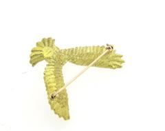 Tiffany & Co Ruby Diamond Gold Eagle Brooch Pin