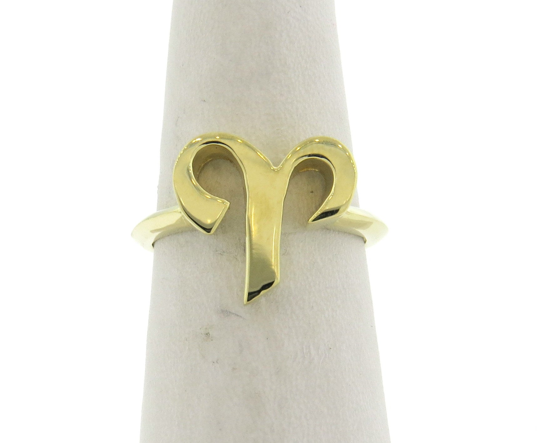 Cartier Gold Zodiac Sign Aries Ring at 