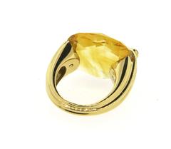 Antonini Citrine Ruby Gold Ring