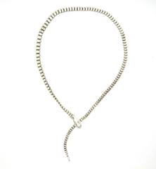  Tiffany & Co Elsa Peretti Silver Snake Necklace