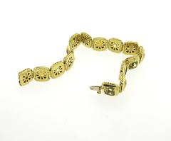 David Yurman Multicolor Gemstone Gold Mosaic Bracelet