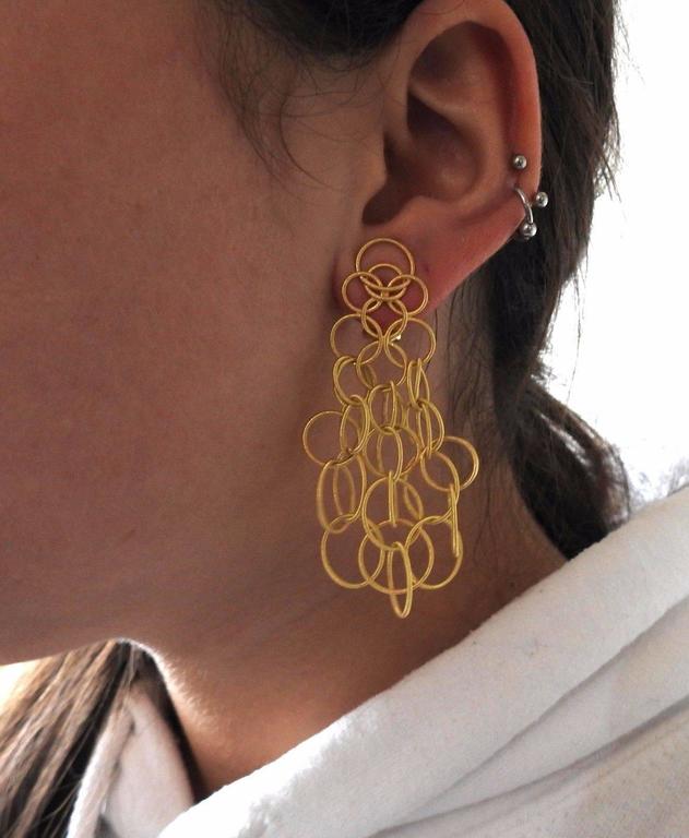 Buccellati Hawaii Yellow Gold Pendant Earrings At 1stdibs Buccellati Hawaii Yellow Gold Pendant Earrings In Excellent Condition For Lahaska Pa