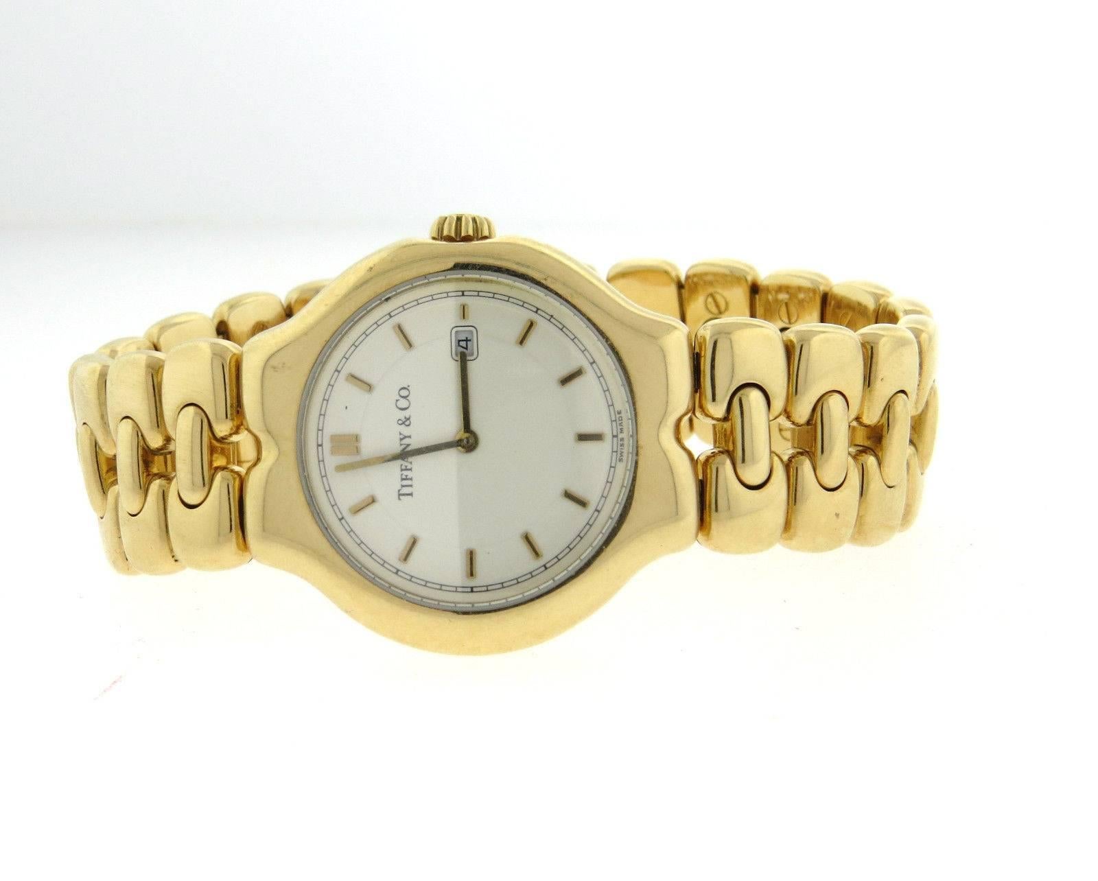gold tiffany watch